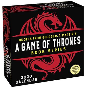 portada Quotes From George r. R. Martin's Game of Thrones Book Series 2020 Day-To-Day ca 