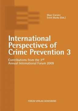 portada international perspectives of crime prevention 3 (en Inglés)