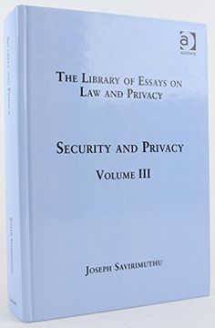 portada Security and Privacy: Volume III (en Inglés)