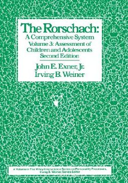 portada the rorschach, assessment of children and adolescents (en Inglés)