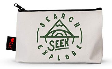 portada Search, Seek, Explore Pencil Pouch (en Inglés)