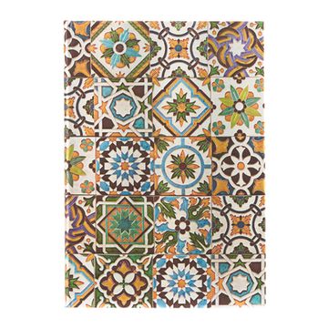 portada Paperblanks | Porto | Portuguese Tiles | Hardcover Journal | Midi | Unlined | Elastic Band Closure | 144 pg | 120 gsm 