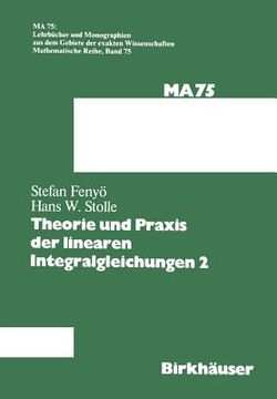 portada Theorie Und PRAXIS Der Linearen Integralgleichungen 2 (en Alemán)