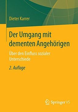 portada Der Umgang mit Dementen Angehörigen: Über den Einfluss Sozialer Unterschiede (en Alemán)