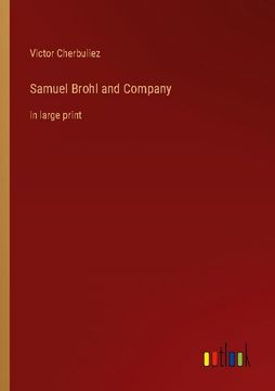 portada Samuel Brohl and Company: in large print 