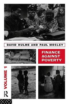 portada finance against poverty: volume 1 (en Inglés)