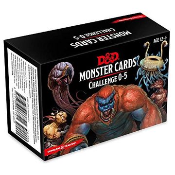 portada Dungeons & Dragons Spellbook Cards: Monsters 0-5 (D&D Accessory) 