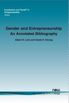 portada Gender and Entrepreneurship: An Annotated Bibliography (en Inglés)