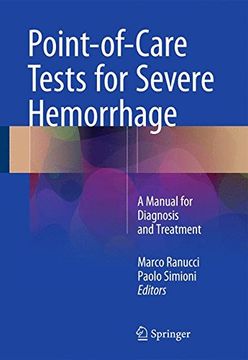 portada Point-Of-Care Tests for Severe Hemorrhage: A Manual for Diagnosis and Treatment (en Inglés)
