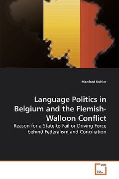 portada language politics in belgium and the flemish-walloon conflict (en Inglés)