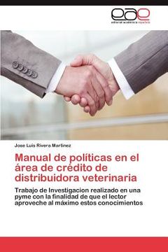 portada manual de pol ticas en el rea de cr dito de distribuidora veterinaria (in Spanish)