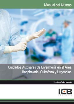 portada Manual cuidados auxiliares de enfermería en el área hospitalaria: quirófano y urgencias