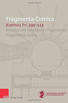 portada Frc 3. 6 Kratinos (Fragmenta Comica) (in English)