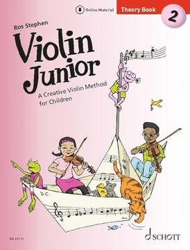 portada Violin Junior: Theory Book 2: A Creative Violin Method for Children. Violin   Livre de thã Orie 2