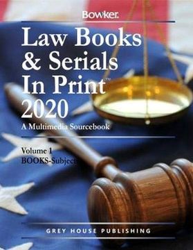 portada Law Books & Serials in Print - 3 Volume Set, 2020: 0