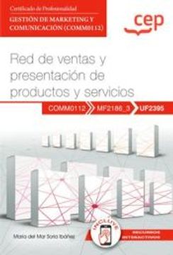 portada (Uf2395) Manual. Red de Ventas y Presentacion de Productos y Servicios. Gestion de Marketing y Comunicacion (Comm0112)