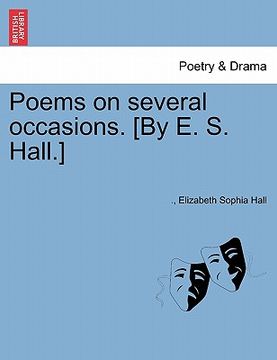 portada poems on several occasions. [by e. s. hall.] (en Inglés)