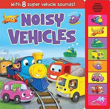 portada Noisy Vehicles (Super Sounds) (en Inglés)