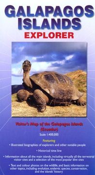 portada Galapagos Islands Explorer: Visitor's map of the Galapagos Islands (Ecuador) (Ocean Explorer Maps) (en Inglés)