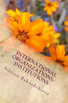 portada International Organizations/Institutions (en Inglés)