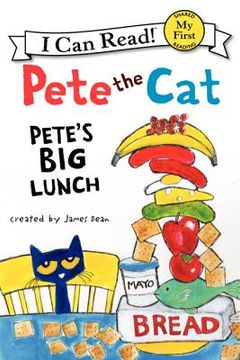 portada pete the cat: pete's big lunch