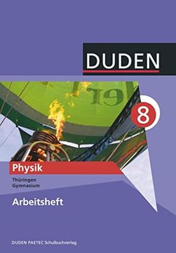 portada Arbeitsheft Physik 8 Thüringen Gymnasium (en Alemán)