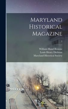 portada Maryland Historical Magazine; 1 (in English)