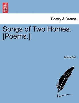 portada songs of two homes. [poems.] (en Inglés)