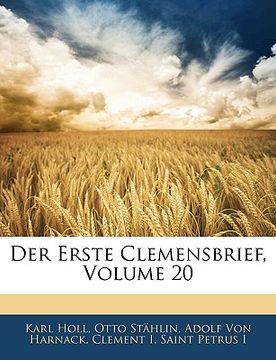 portada Der Erste Clemensbrief, Volume 20 (en Alemán)