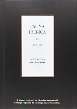 portada Fauna Ibérica 40: Coleoptera, Coccinellidae (in Spanish)