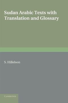 portada Sudan Arabic Texts With Translation and Glossary 