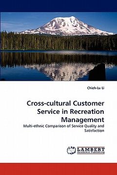 portada cross-cultural customer service in recreation management (in English)