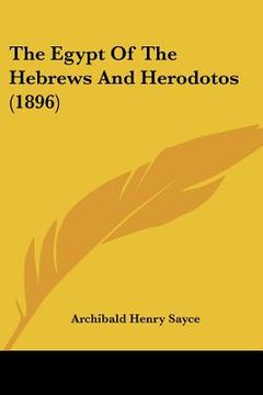 portada the egypt of the hebrews and herodotos (1896) (en Inglés)