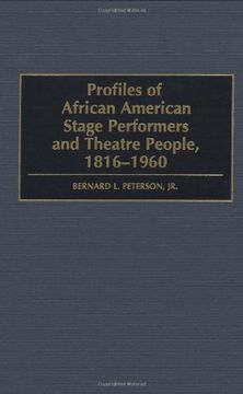 portada Profiles of African American Stage Performers and Theatre People, 1816-1960 (en Inglés)