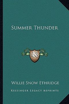 portada summer thunder (en Inglés)