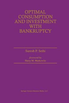 portada optimal consumption and investment with bankruptcy (en Inglés)