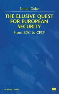 portada The Elusive Quest for European Security: From Edc to Cfsp (en Inglés)