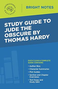 portada Study Guide to Jude the Obscure by Thomas Hardy (Bright Notes) (en Inglés)
