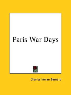 portada paris war days (en Inglés)