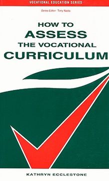 portada how to assess the vocational curriculum (in English)