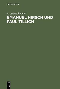 portada Emanuel Hirsch und Paul Tillich (in German)