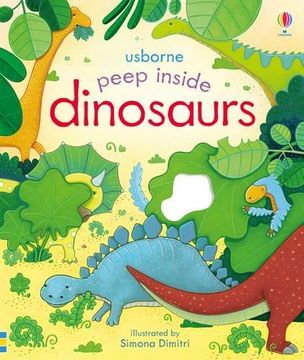 portada Peep Inside Dinosaurs (en Francés)