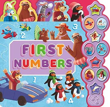 portada First Numbers: Interactive Children'S Sound Book With 10 Buttons 