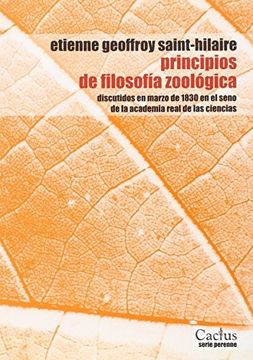 portada Principios de Filosofía Zoológica (in Spanish)