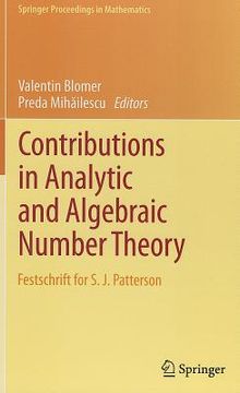 portada contributions in analytic and algebraic number theory: festschrift for s. j. patterson (in English)