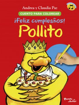 portada Feliz Cumpleaños, Pollito. Para Colorear (in Spanish)