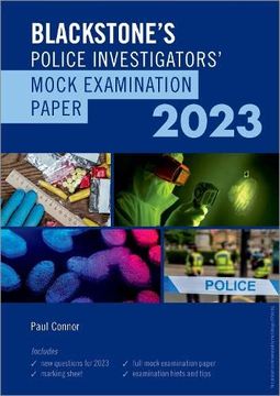 portada Blackstone'S Police Investigators Mock Exam 2023 