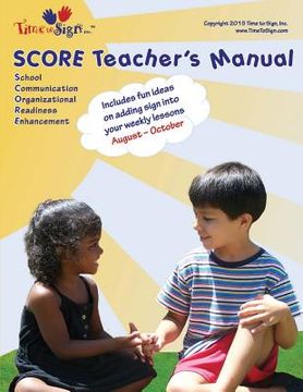portada SCORE Teacher's Manual: August - October (in English)