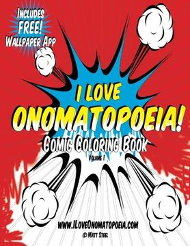 portada Comic Coloring Book: I Love Onomatopoeia!: Volume 1