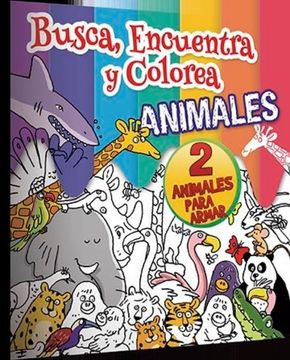 portada Animales Busca Encuentra y Colorea (in Spanish)
